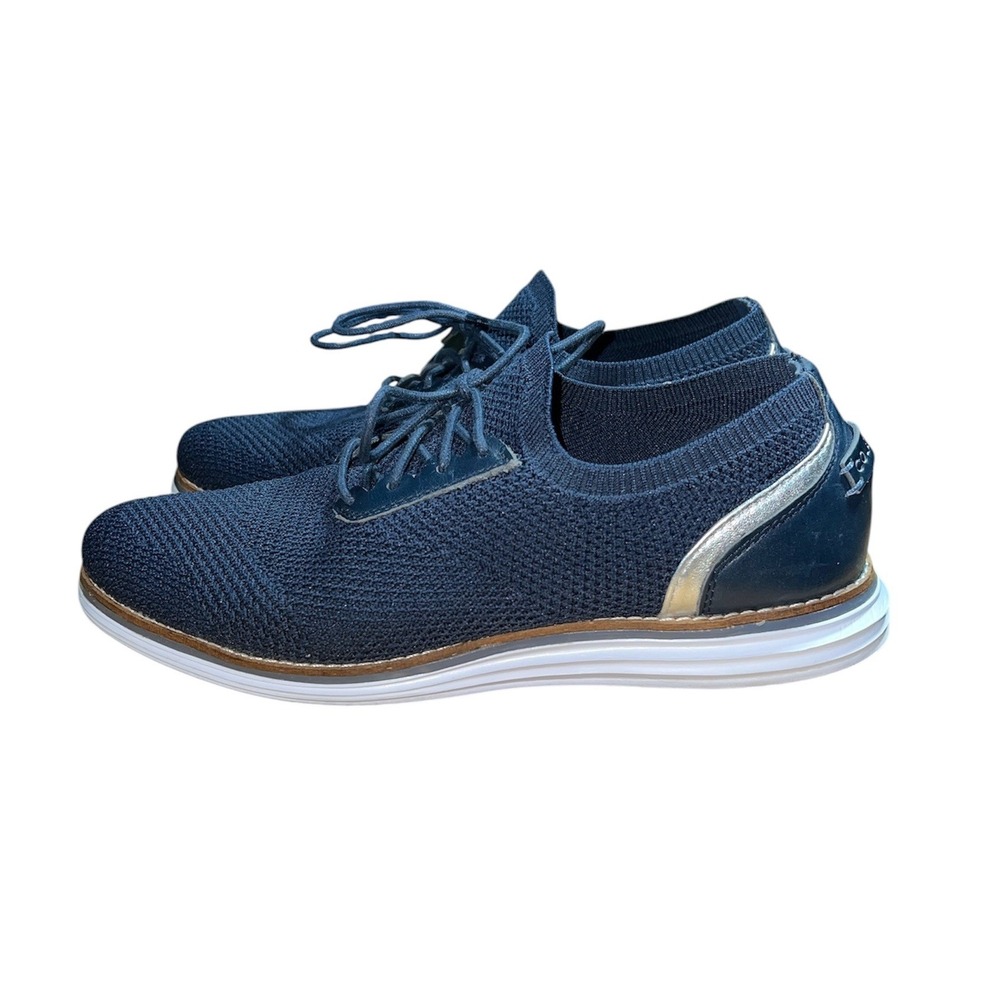 Cole Haan OriginalGrand Stitchlite Oxford Womens 10.5 Navy Blue Silver W27562